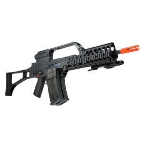 See Airsoft Rifle 1 Electric TSD Tactical Gen II RIS Tactical Rifle FPS-460 Scope, Side Folding Stock Airsoft Gun