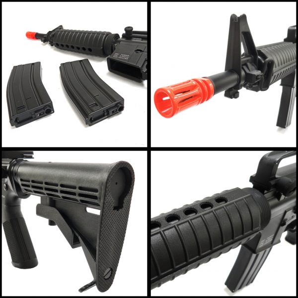See Airsoft Rifle 2 Electric TSD Tactical Gen II SR933 Rifle FPS-450 Full Metal, Collapsible Stock Airsoft Gun