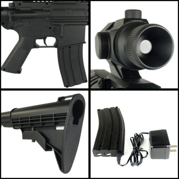 See Airsoft Rifle 2 Electric Well D2810 M4 S-System FPS-200 Airsoft Rifle