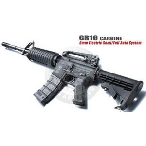 See Airsoft Rifle 1 G&G Armament GR16 Carbine AEG FPS-375 Electric Airsoft Gun (Disc.)