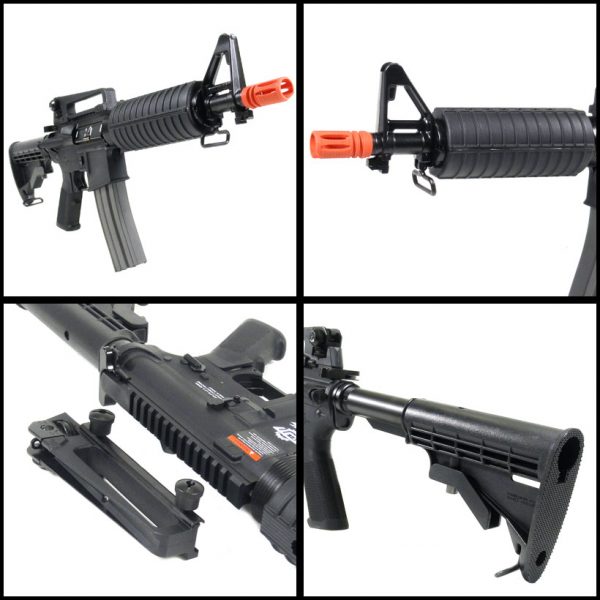 See Airsoft Rifle 2 G&G Combat Machine M16 Carbine Rifle FPS-450 Electric Airsoft Gun