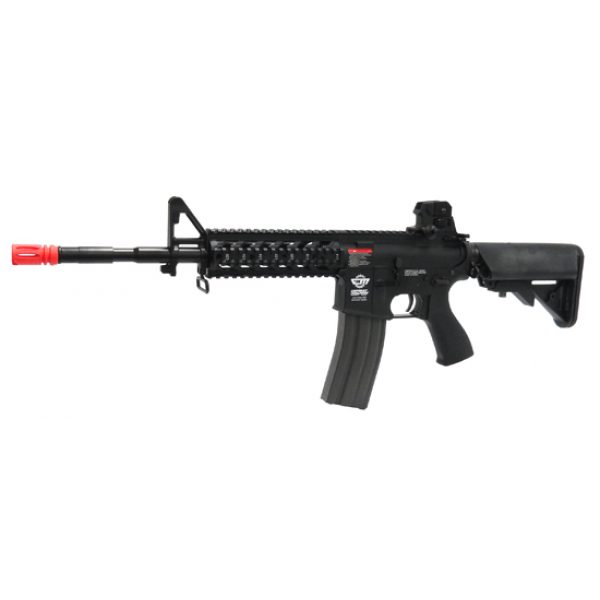 See Airsoft Rifle 1 G&G Combat Machine M16 Raider Long Rifle FPS-420 Electric Airsoft Gun