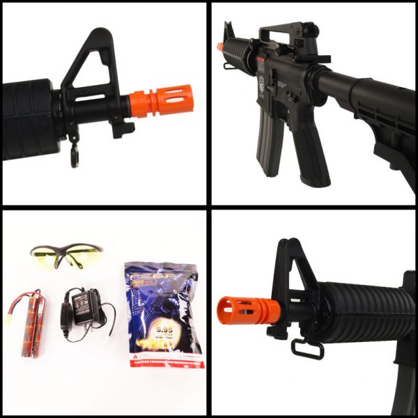See Airsoft Rifle 2 G&G GR16 Carbine Light AEG FPS-350 Electric Airsoft Rifle Combo