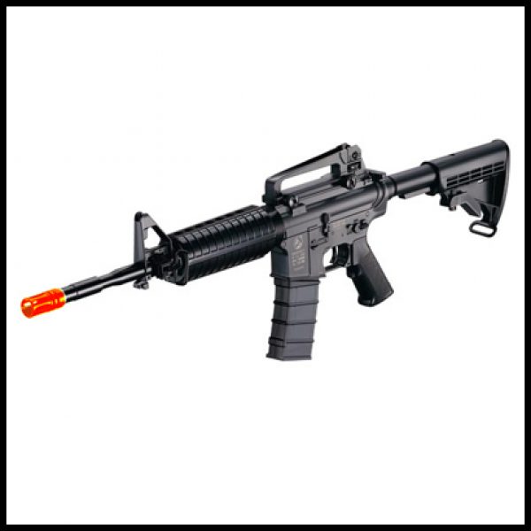 See Airsoft Rifle 2 ICS Electric M4A1 Assault Rifle FPS-425 Collapsible Stock, Double Magazines Airsoft Gun