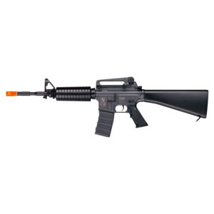 See Airsoft Rifle 1 ICS Electric M4A1 Assault Rifle FPS-425 Full Stock, Double Magazines Airsoft Gun