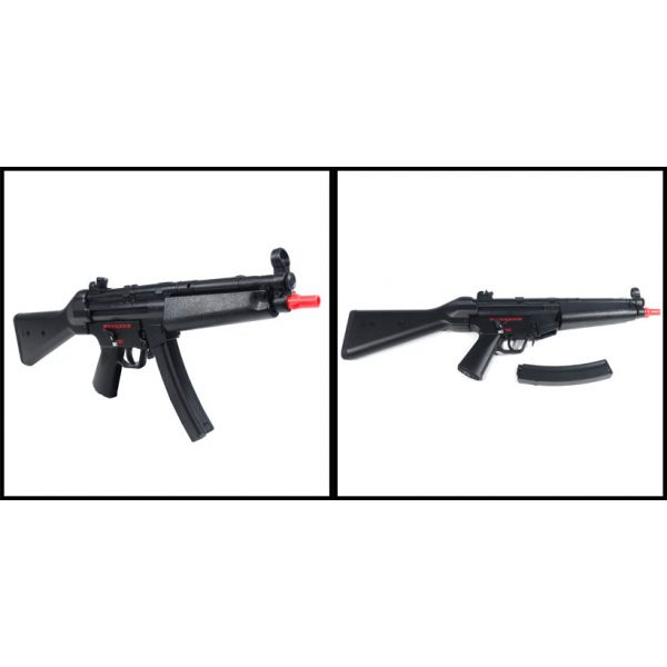 See Airsoft Rifle 2 ICS Electric MP5A63 Submachine Gun FPS-360 Full Stock, Double Magazines Airsoft Gun