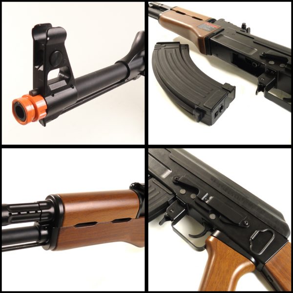 See Airsoft Rifle 2 Jing Gong Full Metal AK47 Electric Assault Rifle FPS-400 Airsoft Gun