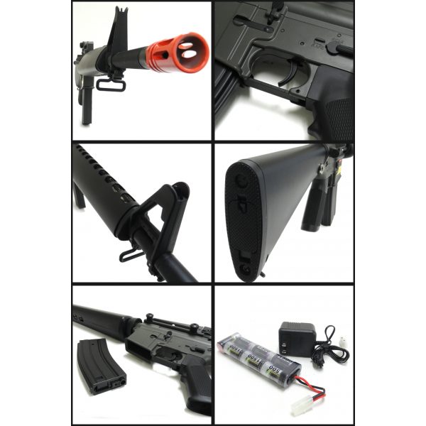 See Airsoft Rifle 2 Jing Gong M16A1 Vietnam Rifle FPS-400 Electric Airsoft Gun