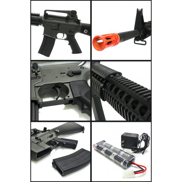 See Airsoft Rifle 2 Jing Gong M16A4 Rifle FPS-430 Electric Airsoft Gun