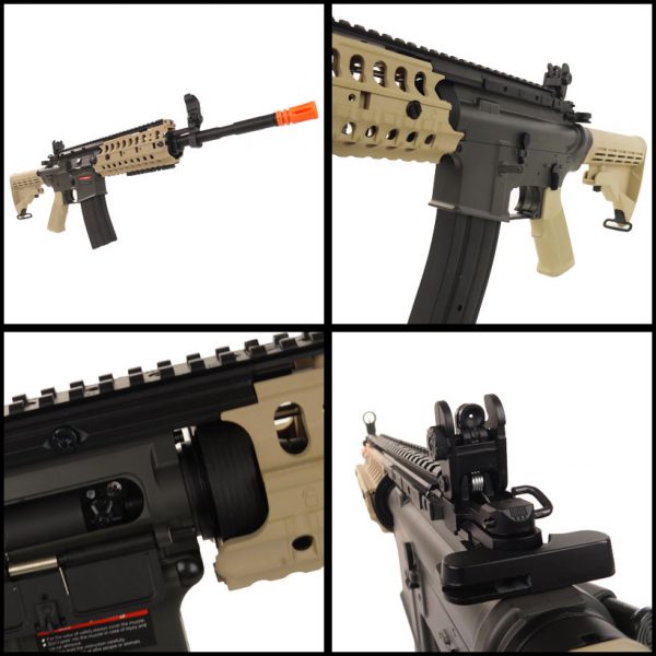 See Airsoft Rifle 2 Jing Gong M4 Enhanced S-System FPS-380 Electric Airsoft Gun