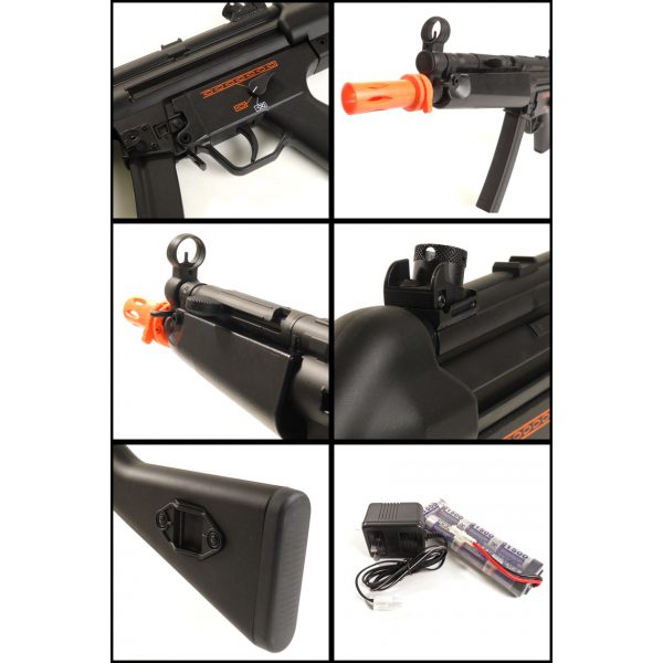 See Airsoft Rifle 2 Jing Gong MP5-A4 Electric Submachine Gun FPS-400 Airsoft Gun