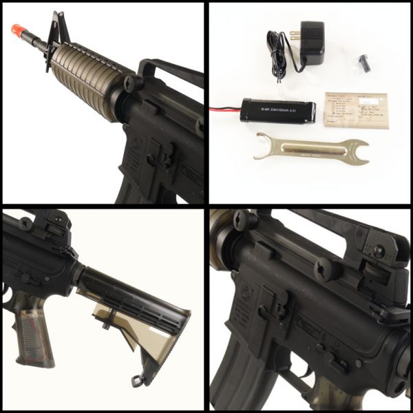 See Airsoft Rifle 2 King Arms Colt M4A1 FPS-450 AEG Electric Airsoft Rifle