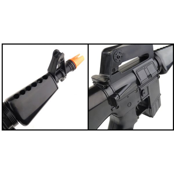 See Airsoft Rifle 2 Mini 101 M16 Automatic FPS-185 Electric Airsoft Gun