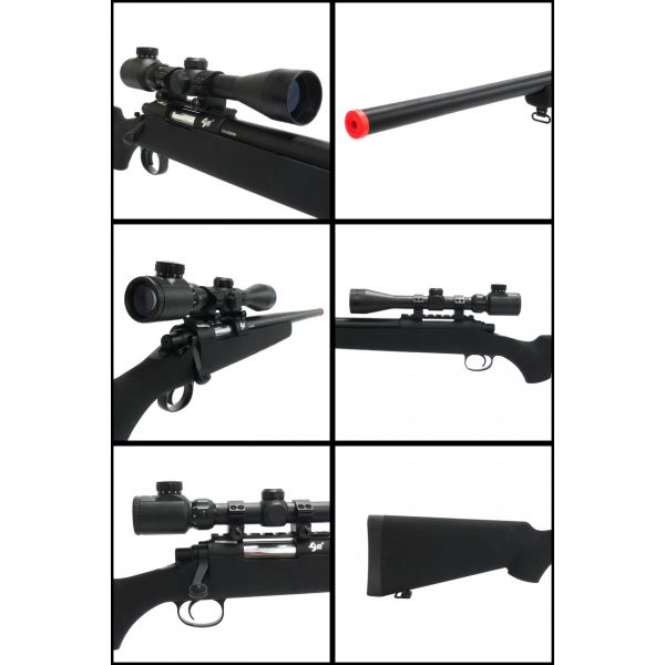 See Airsoft Rifle 2 Spring Jing Gong BAR 10 Bolt Action Sniper Rifle FPS-400 Airsoft Gun