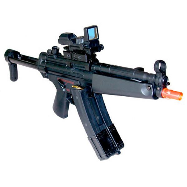 See Airsoft Rifle 1 Refurbished AEG Electric Well MP5 Sub Machine Gun FPS-300, Collapsible Stock, Metal Gearbox Airsoft Gun