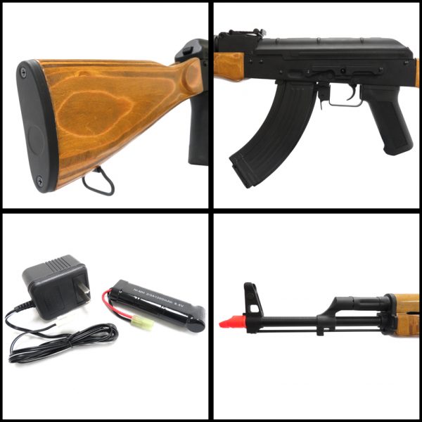 See Airsoft Rifle 2 Refurbished CYMA Electric AK47 Real Wood Full Metal Rifle FPS-390 Airsoft Gun