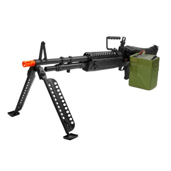 See Airsoft Rifle 1 Refurbished Electric A&K M60 Machine Gun FPS-350 Airsoft Gun