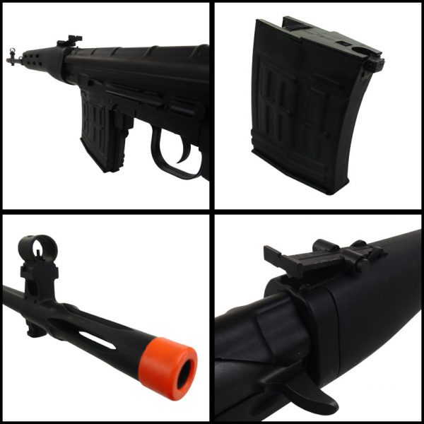 See Airsoft Rifle 2 Refurbished Electric A&K SVD Dragunov Sniper Rifle FPS-475 Airsoft Gun