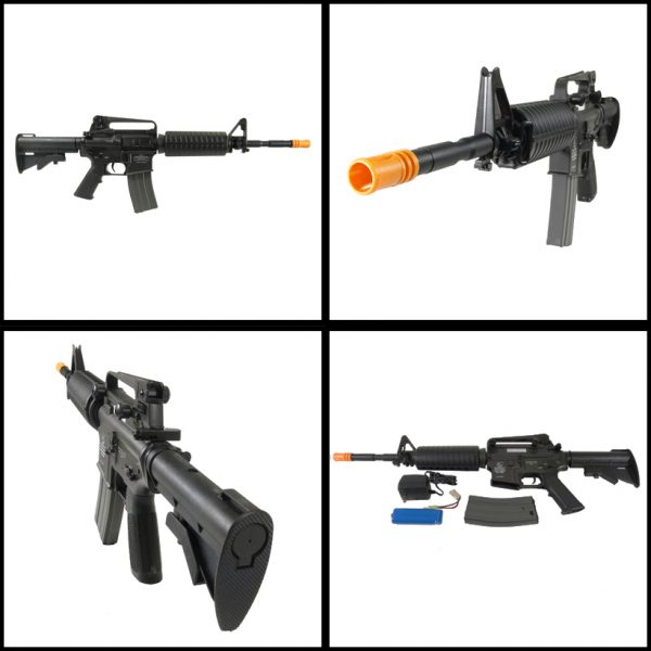 See Airsoft Rifle 2 Refurbished Electric Colt M4 Carbine Rifle FPS-445 Airsoft Gun