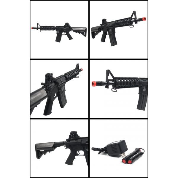 See Airsoft Rifle 2 Refurbished Electric Colt M4 CQB Assault Rifle FPS-450 Airsoft Gun