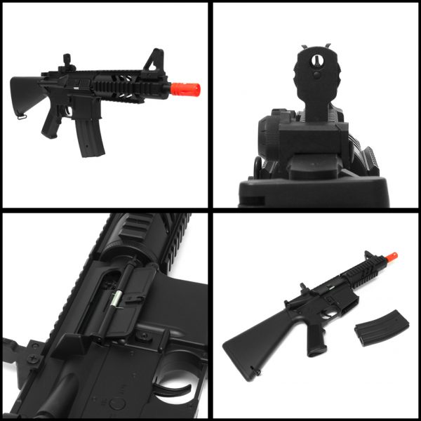 See Airsoft Rifle 2 Refurbished Electric Double Eagle M805B1 CQB M4 Assault Rifle FPS-350 Airsoft Gun