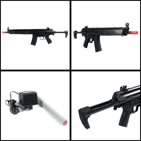 See Airsoft Rifle 2 Refurbished Electric Full Metal G3KA4 Rifle FPS-350 Collapsible Stock Airsoft Gun