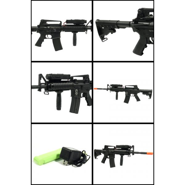 See Airsoft Rifle 2 Refurbished Electric Javelin Airsoft Works M4A1 RIS AEG Rifle FPS-450 Airsoft Gun