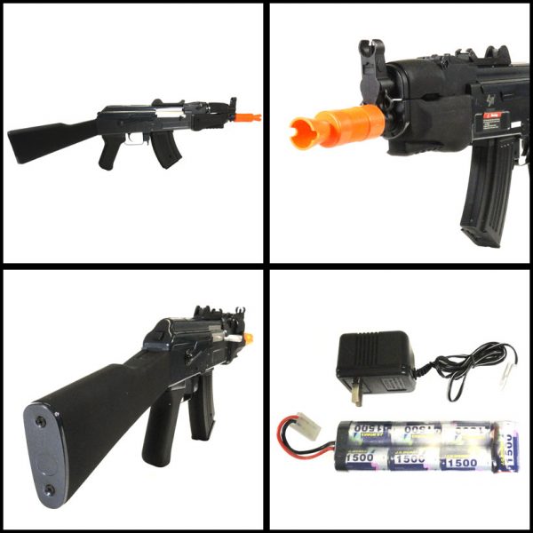 See Airsoft Rifle 2 Refurbished Electric Jing Gong AK Beta-Full Rifle FPS-490 Airsoft Gun