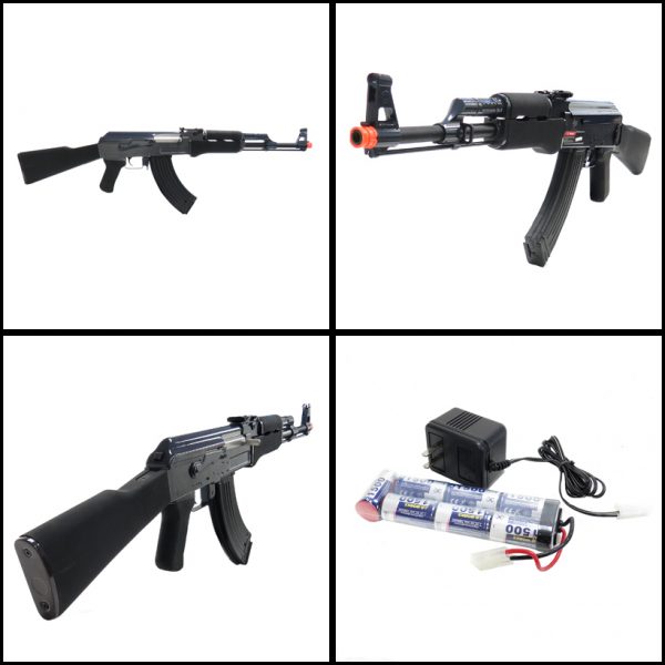 See Airsoft Rifle 2 Refurbished Electric Jing Gong AK-47-BMG Rifle FPS-460 Airsoft Gun