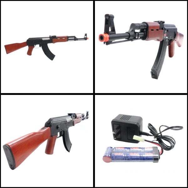 See Airsoft Rifle 2 Refurbished Electric Jing Gong AK-47-BT Rifle FPS-515 Airsoft Gun