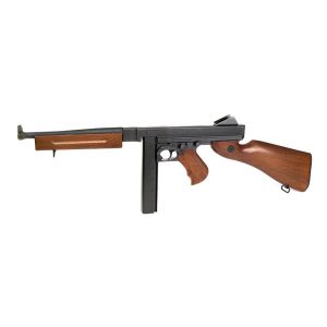 See Airsoft Rifle 1 Refurbished Electric King Arms M1A1 Thompson Rifle FPS-515 Full Metal Airsoft Gun