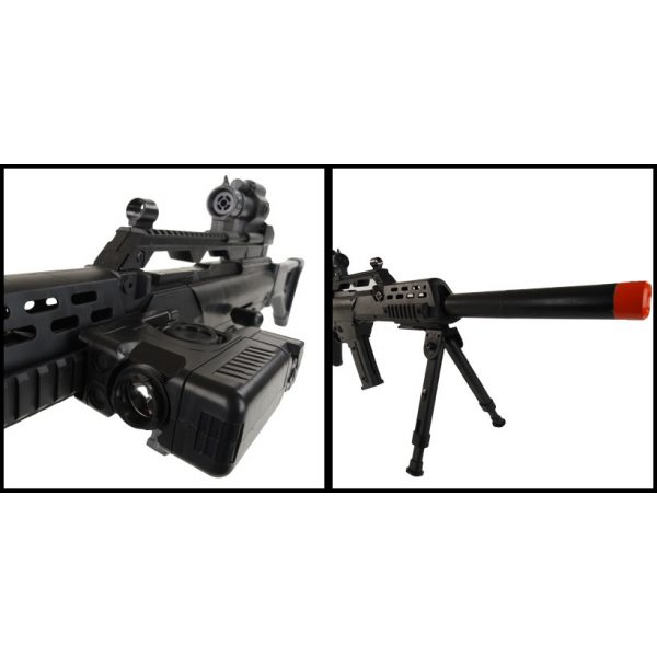 See Airsoft Rifle 2 Spring JP 957D Sniper Rifle FPS-220 Airsoft Gun Package Deal (Mask and BBs)