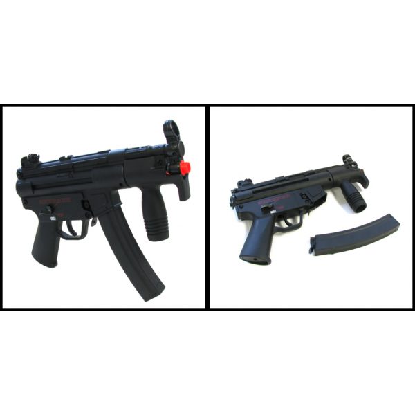 See Airsoft Rifle 2 Refurbished Electric MP5K Submachine Gun FPS-340 Foregrip Airsoft Gun