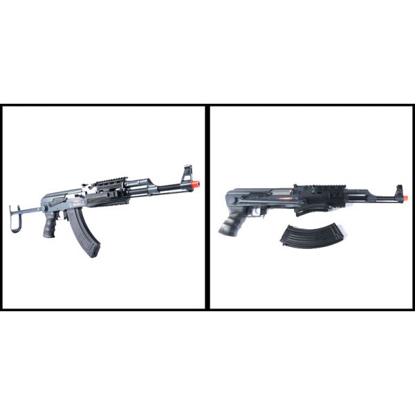 See Airsoft Rifle 2 Refurbished Electric UK Arms AK-47S Assault Rifle FPS-400 Airsoft Gun
