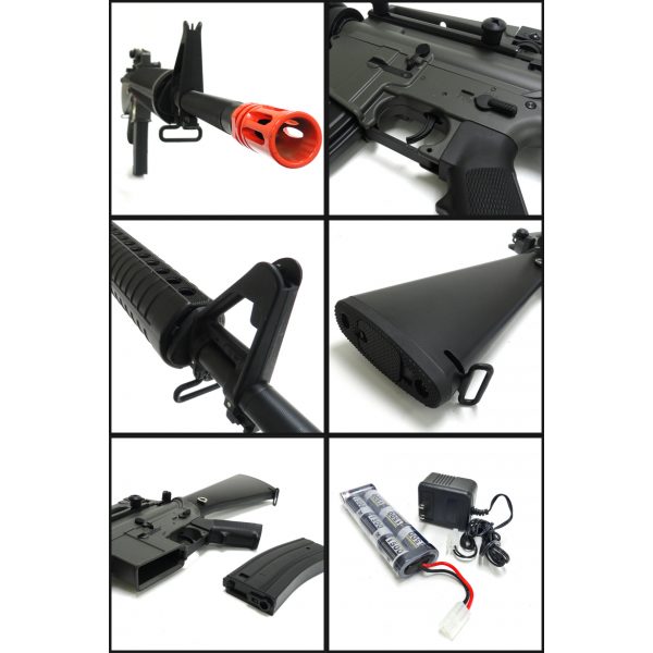 See Airsoft Rifle 2 Refurbished Jing Gong M16A3 Rifle FPS-470 Electric Airsoft Gun