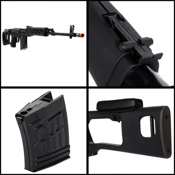 See Airsoft Rifle 2 Spring King Arms Kalashnikov Sniper Rifle FPS-475 Airsoft Gun
