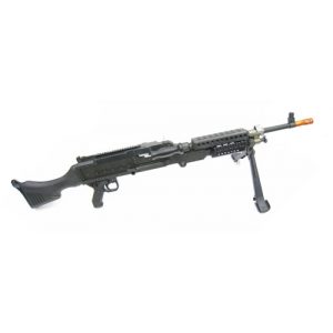 See Airsoft Rifle 1 Trigger Happy Full Metal M240 Machine Gun FPS-400 Airsoft Gun