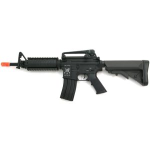 See Airsoft Rifle 1 TSD Electric M4 Assult Rifle FPS-300, 2 300 Rnd. Magazines, Retractable Crane Stock Airsoft Gun