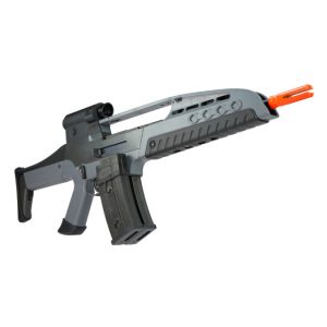 See Airsoft Rifle 1 TSD Tactical SRC Gen II XM8 Assault Rifle FPS-420 Double Mag, Collapsible Stock Airsoft Gun