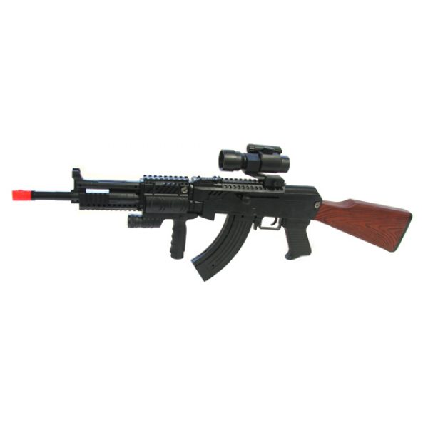 See Airsoft Rifle 1 AK-47 Rifle FPS-330 and Mini USP Pistol FPS-155 Spring Airsoft Gun Combo Pack