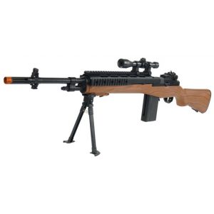 See Airsoft Rifle 1 Spring M14 Sniper Rifle Wood FPS-200 Airsoft Gun