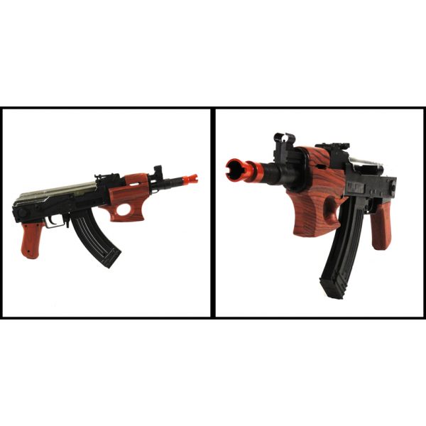 See Airsoft Rifle 2 Compact AK-74U Rifle FPS-230 Spring Airsoft Gun
