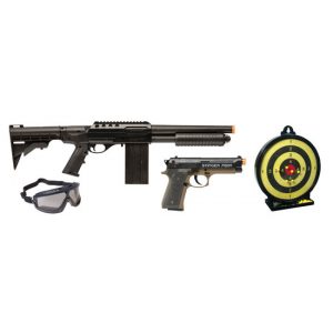 See Airsoft Rifle 1 Crosman Airsoft Tactical Recon Combo Kit with Stinger FPS-324 Spring Pistol & Stinger S32P FPS-350 Spring Rifle