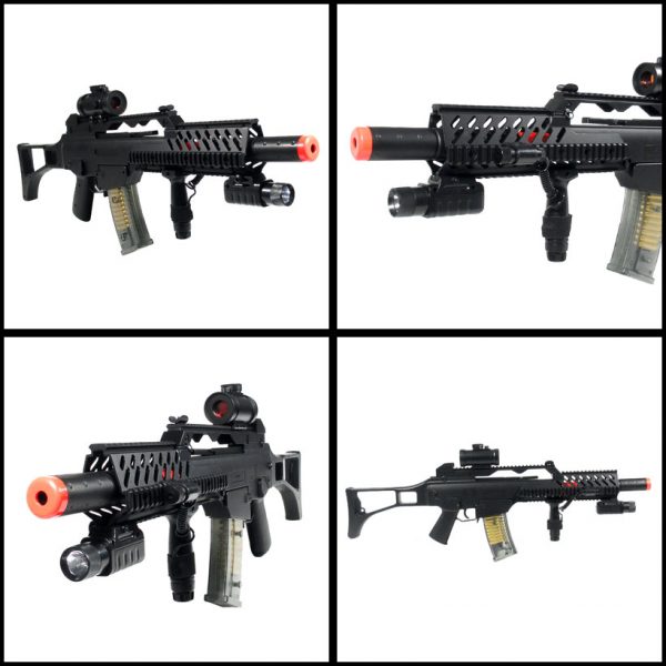 See Airsoft Rifle 2 Double Eagle Blade Trinity Style G36 Assault Rifle FPS-150 Spring Airsoft Gun