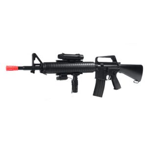 See Airsoft Rifle 1 M16A3 Assault Rifle FPS-200 Spring Airsoft Gun