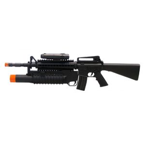 See Airsoft Rifle 1 Mini M16A6 Rifle FPS-200 M203 Grenade Launcher Spring Airsoft Gun