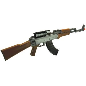 See Airsoft Rifle 1 Refurbished AccuShot UTG Tactical Warhawk AK-47 FPS-280 Spring Airsoft Gun
