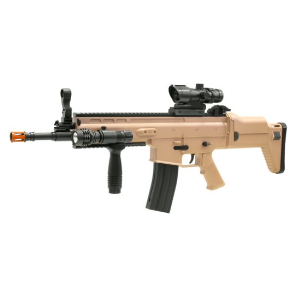 See Airsoft Rifle 1 Refurbished SCAR-L Assault Rifle FPS-350 Spring Airsoft Gun