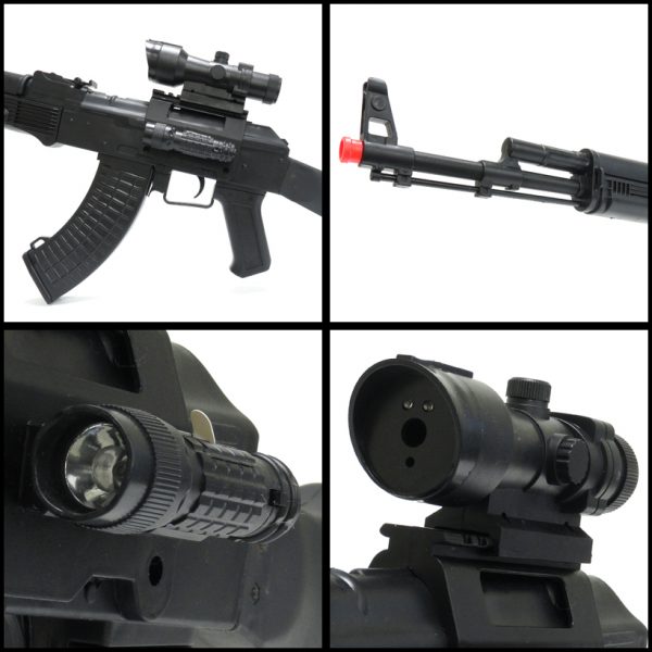 See Airsoft Rifle 2 Refurbished Spring Elite AK-47A Assault Rifle FPS-240 Airsoft Gun