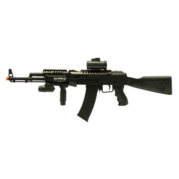 See Airsoft Rifle 1 Refurbished Tactical AK-47 Assault Rifle FPS-250 Spring Airsoft Gun